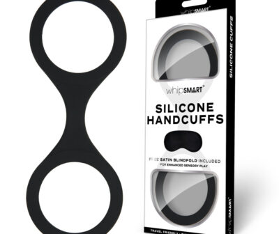 WhipSmart Silicone Handcuffs - Black